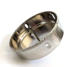 Drilax 4-1/2 Inch Diamond Hole Saw with Removable Center Pilot Drill Locator Pin