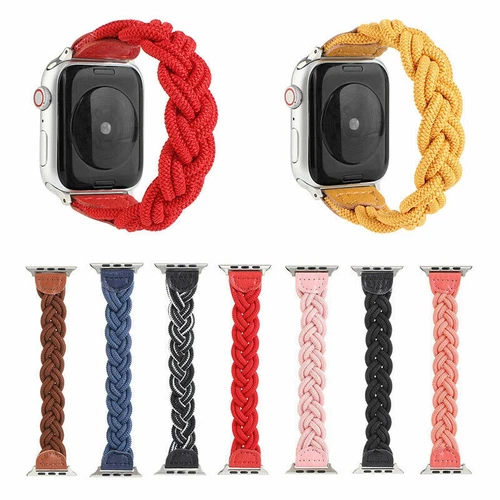 Nylon Sport Loop Armband für Apple Watch Series SE 6 5 4 3 2 1 38/40 42/44 - Picture 4 of 31