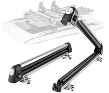 AA Products Inc. 33'' Aluminum Universal Ski Roof Rack Fits 6 Pairs Skis or 4...