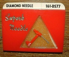 Diamond Record NEEDLE 161-DS77 for ASTATIC N52-sd N53 in 445 447, EV2124DS A96SD
