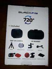 NEW BLACKFIN 720 Full Panoramic VR Camera & Headset & ACCESSORIES BF-720AM 9PICS