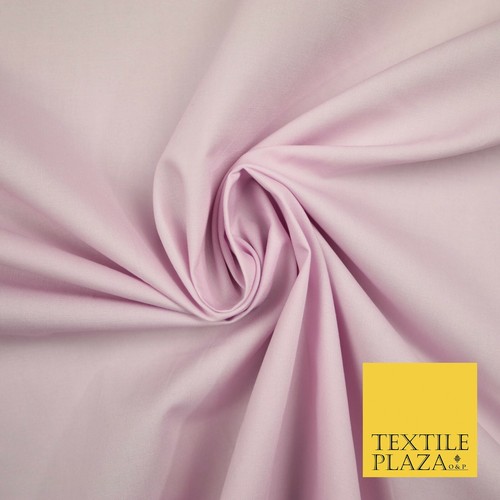 PREMIUM POPLIN 100% PURE COTTON SOLID PLAIN DYED FABRIC DRESS CRAFT MATERIAL 59" - Picture 37 of 46
