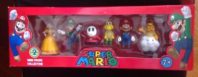 SUPER MARIO MINI FIGURE COLLECTION SET, (6 FIGURES) SERIES 2