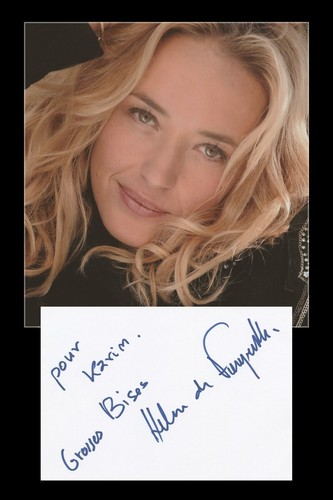 Carte index 5x3 dédicacée actrice Mary Ann Mobley avec certificat d