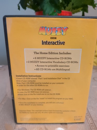 BBC MUZZY INTERACTIVE MULTILINGUAL EDITION EXERCISES ON 6 CD-ROM FREE POST - Picture 3 of 6