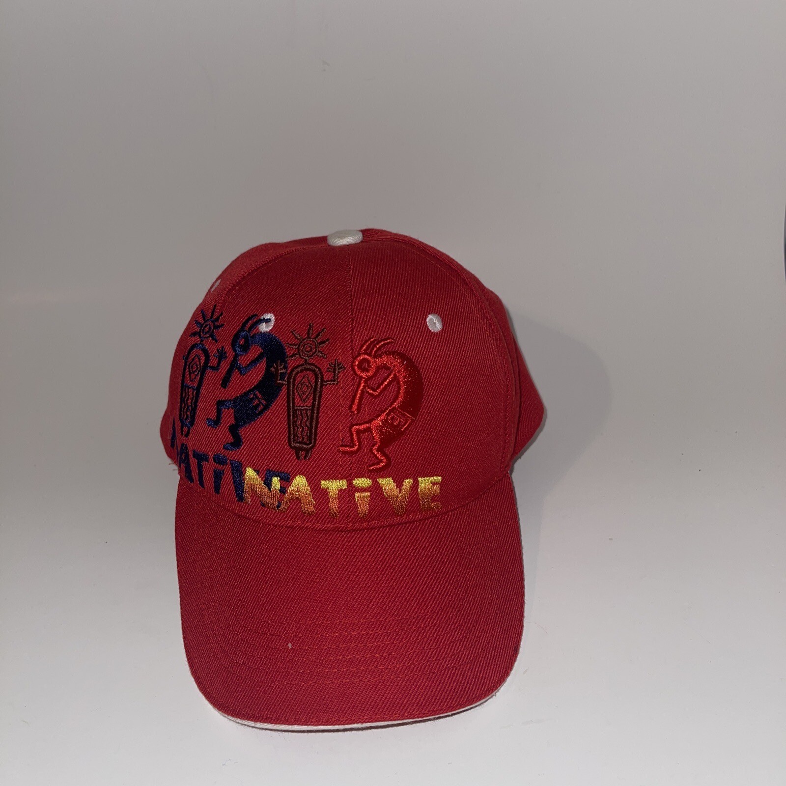Driftstone Pueblo Red  Solid Native Strapback Bas… - image 1