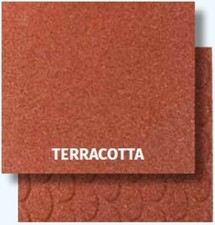 Piastre in gomma riciclata ANTITRAUMA certificate spess. 25mm 50x50cm col. ROSSO