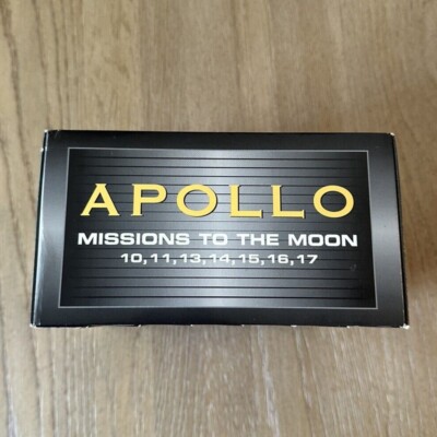 NASA Apollo Mission To The Moon VHS Set of 7 Tapes (Apollo 10-17