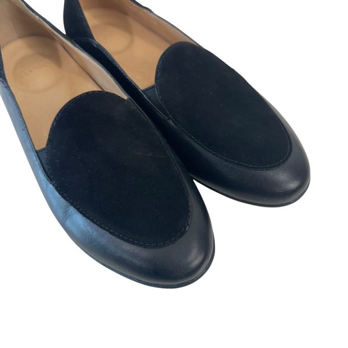 Mocassini donna Dansko neri in pelle e camoscio taglia 37 scarpe comode slip-on - Foto 11 di 14