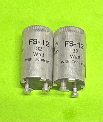 MIXED BRANDS FS-12 FLUORESCENT STARTERS 32W CIRCLINE 2-PACK