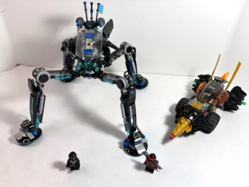 LEGO Ninjago: Water Strider 70611 (2017) + Cole's Earth Driller 70502