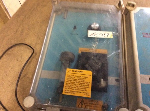 WALLACE & TIERNAN TYPE U 85752 WATER DISINFECTION PROCESS ANALYZER 90937 I4S12 - Picture 4 of 7