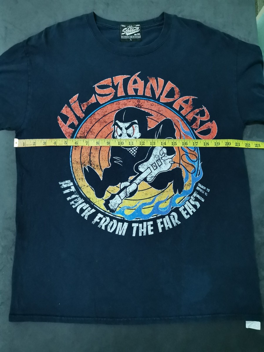 HI-STANDARD BAND PUNK ROCK JAPAN PROMO TOUR CONCERT T SHIRT HI-STANDARD BAND PUNK ROCK JAPAN PROMO TOUR CONCERT T SHIRT