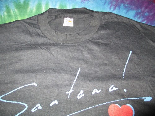 CAMISETA NEGRA CONCIERTO SANTANA ZEBOP ANTIGUA WALDORF SAN FRAN FEB.2/1-5/81 1981 CONCIERTO-L-NUEVA - Imagen 2 de 5