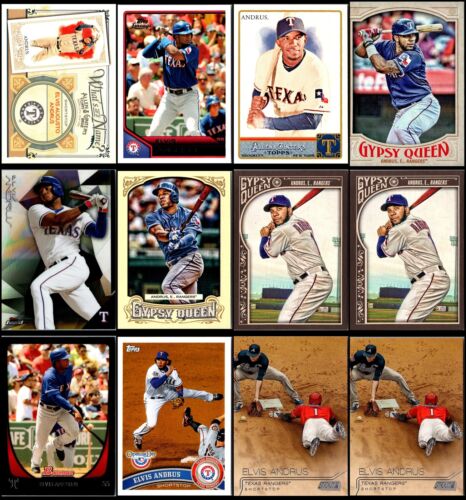 Elvis Andrus Texas Rangers (55) Card Lot - FINAL OFFER – BUY BEFORE OTHERS!