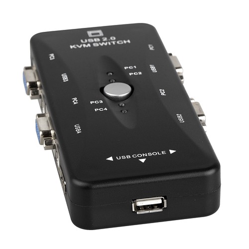 KVM Switch 4 Port USB VGA Screen Keyboard Gaming PC Mouse Computer Hub Console - 第 4/11 張圖片