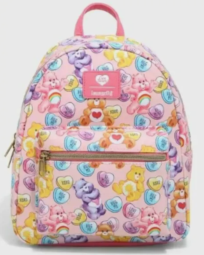 Loungefly Mini Backpack CARE BEARS Valentine display picture 2