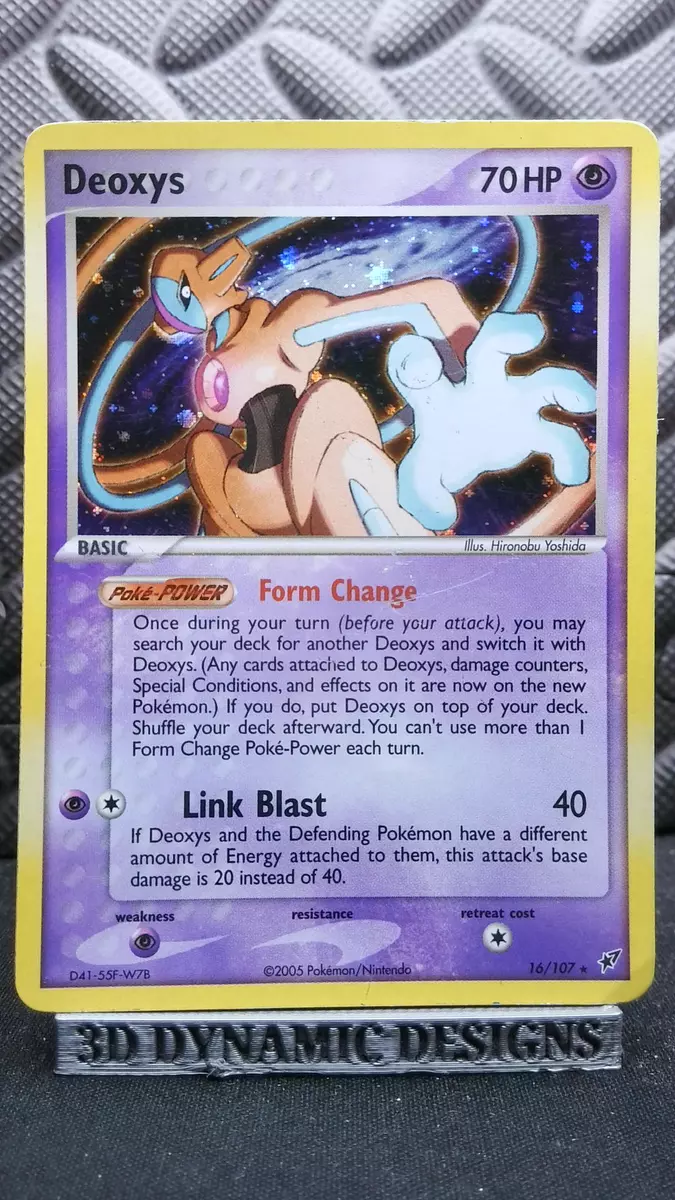 Pokemon Deoxys - 16/107 EX Deoxys Deck Exclusives Deoxys HOLO Rare