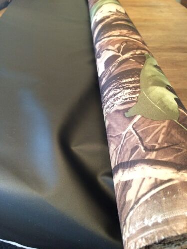 camo Heavy Duty Waterproof Canvas Fabric 600D Outdoor Cover Sold By Metre 1 - Picture 3 of 8