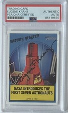 2008 TOPPS HERITAGE GENE EUGENE KRANZ SIGNED PSA DNA COA AUTOGRAPH NASA DIRECTOR