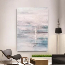 Frameless Oil Painting Modern Handmade Abstract Art Canvas Hanging Poster