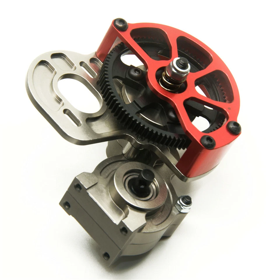 METAL Assembled Transmission w/ Gear Gearbox Tranny for 1/10 RC AXIAL SCX10 Cars - Image 4 of 4
