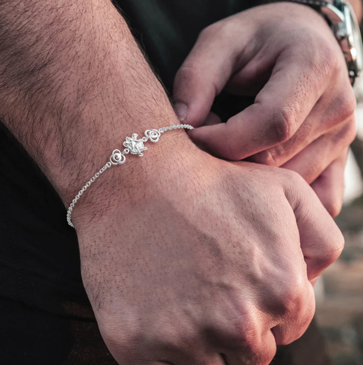 Hanuman hand bracelet deals