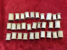 Empty Vtg Wooden Thread Spools - Coats Star Belding Misc - Crafts Lot of 30