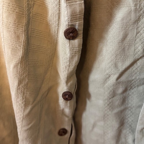 Jamaica Jaxx Silk Button Up Short Sleeve Resort Shirt, XL - Picture 2 of 7