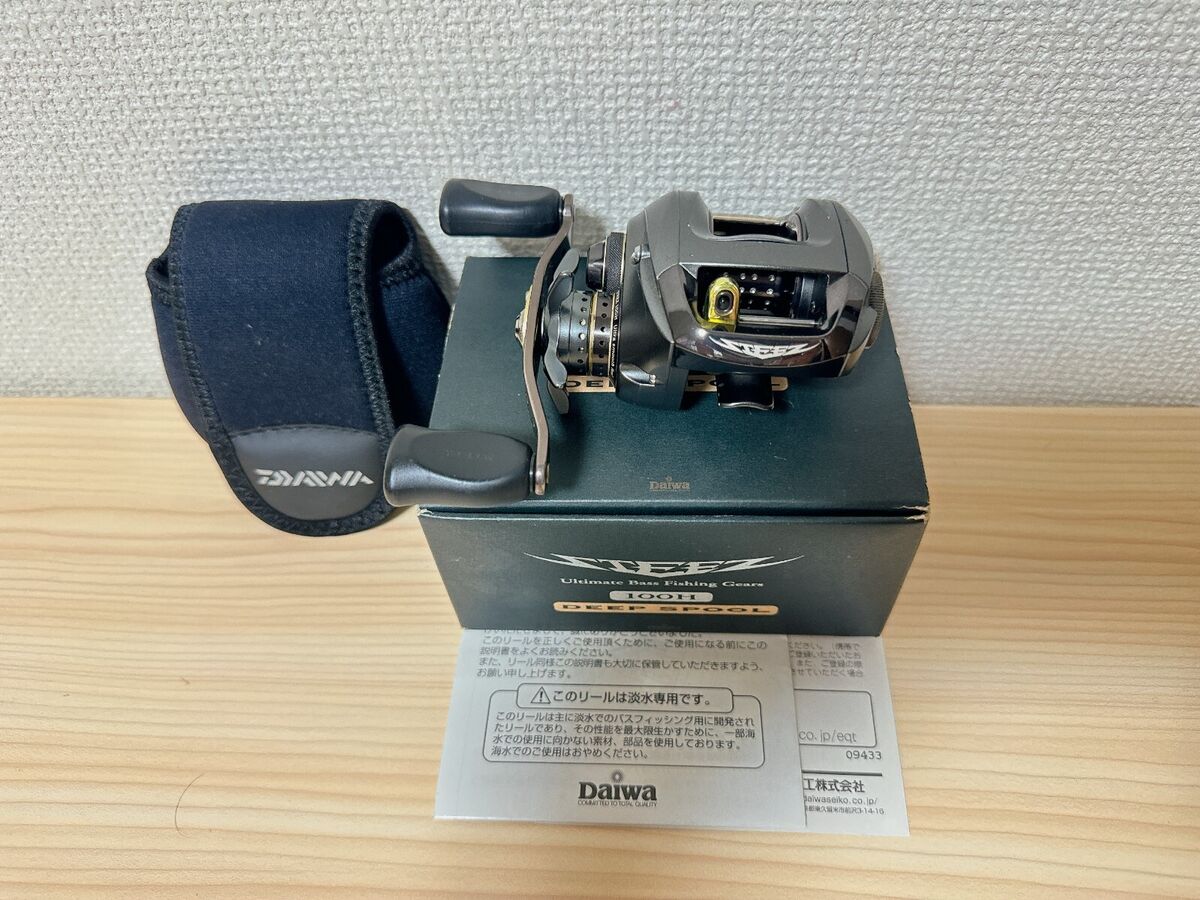 【2024年】高評価レビューアイテム特集 Baitcasting Daiwa Reel Gear Right SPOOL DEEP 100H STEEZ その他