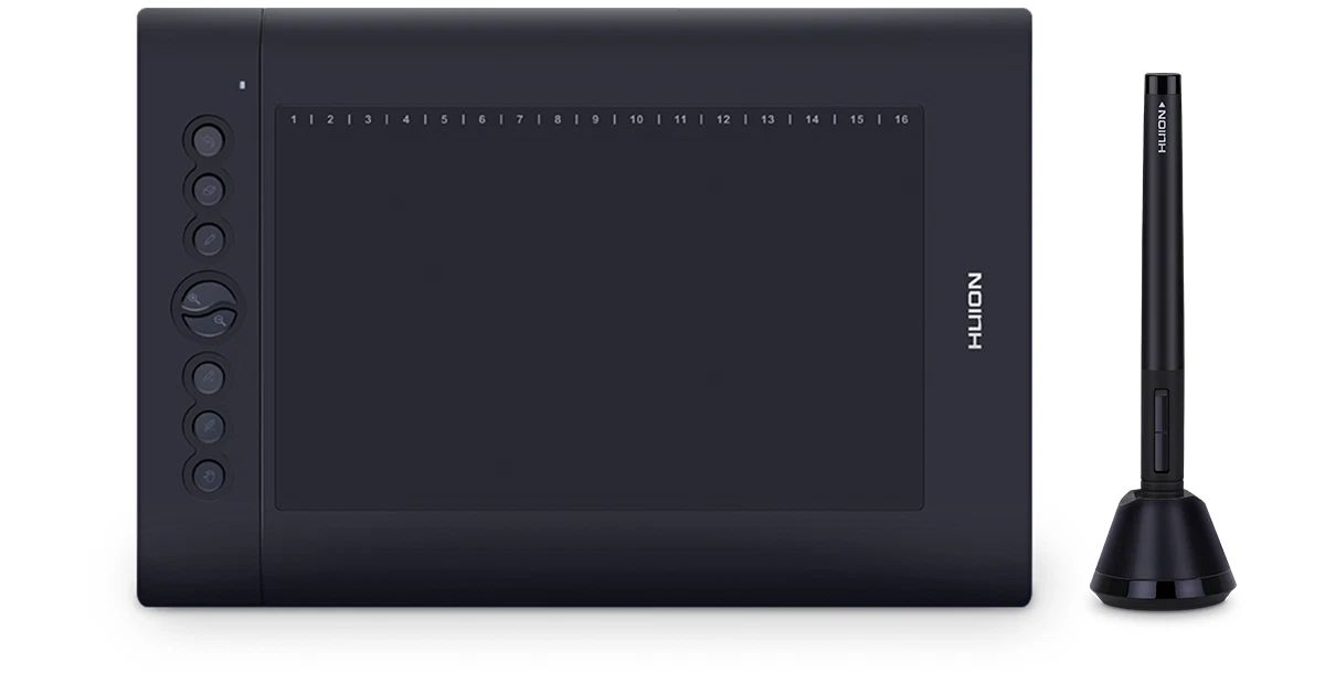 Huion h610 pro on sale graphic drawing tablet