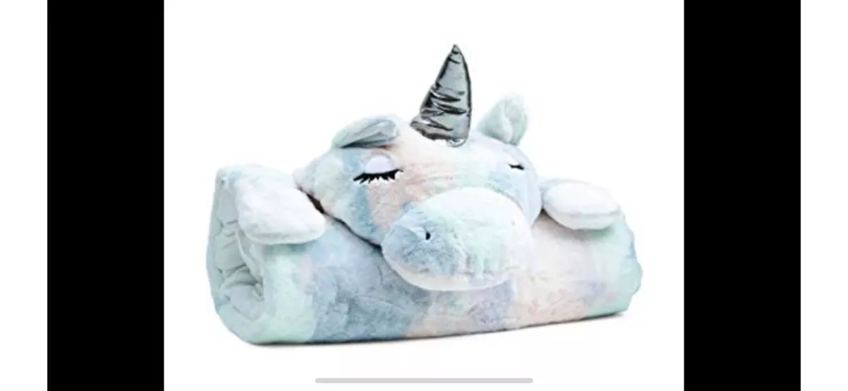 Kids unicorn sleeping bag top
