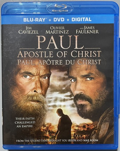 BLU-RAY - PAUL APOSTLE OF CHRIST - CAVIEZEL/MARTINEZ/FAULKNER