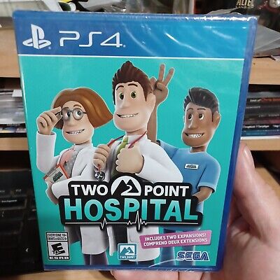 Two Point Hospital (Playstation 4 / PS4) includes Bigfoot and Pebberley  Island expansions 