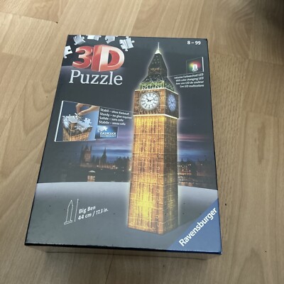 Ravensburger 12588 London Big Ben Puzzle 216 Teile plus LED-Licht