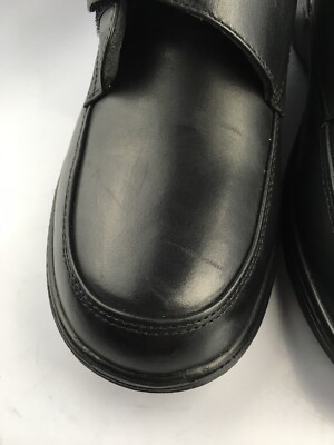 Anodyne No. 28 Casual Oxford Black Leather Single Strap  display picture 2