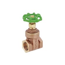 1 Gate Valve Full Port Cast Brass X-Handle