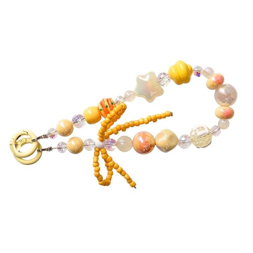 Handmade Beaded Cellphone Bracelet Lanyard Phone Lanyard Telephone Strap Jewelry - Photo 9 sur 12