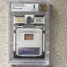 2005 Donruss Prime Patches - Portraits David Ortiz #P-5 Used Bat Patch /50 (MEM)