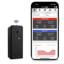 Temp Stick WiFi Temperature & Humidity Sensor 24/7 Monitoring & Alerts (Black)