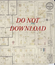 1914  Detailed COPY Map Deer Creek Ill Perfect researchers Historical Society