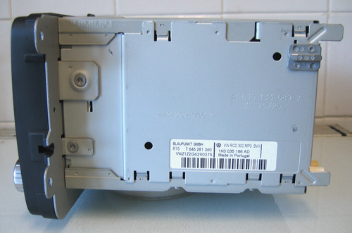 VW RCD 300 MP3 STEREO RADIO CD GOLF MK5 PASSAT JETTA CADDY TOURAN WITH CODE - Picture 9 of 17