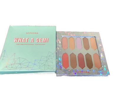 SEPHORA WHAT A GEM! CRYSTAL FACE PALETTE 10X0.07 OZ SEE DETAILS