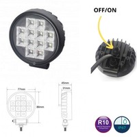 LED Arbeitsscheinwerfer 12V 24V Zusatzscheinwerfer E9 PKW Traktor LKW Bagger