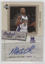2005-06 Upper Deck Rookie Debut Debut Ink Mo Williams #DI-WI Auto