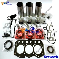 Overhaul Rebuild Kit For Yanmar 3TNV76 Engine Caterpillar 301.7D&301.7DCR Repair