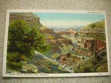 Vintage  Mid Century Hermit Trail Grand Canyon Nat'l Park, Purchased @ Verkamps