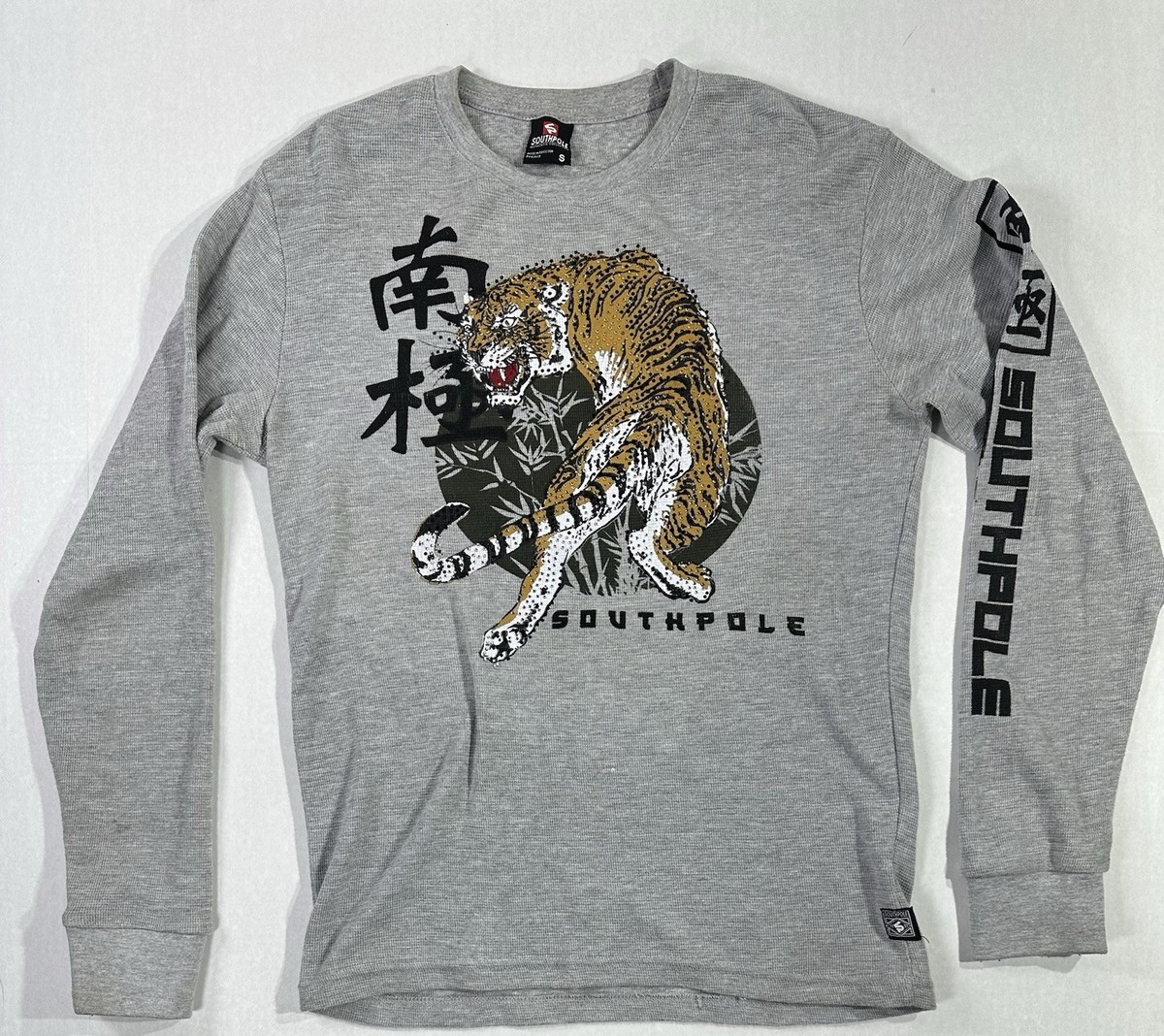 T-shirt Homme Brodé Motif Serpent Floral Rayures Noires Et Rouges - 100% Coton, Taille M - Neuf Sans étiquette
