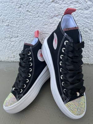 Converse Chuck Taylor All Star Hi Move mit Strassstein Crystal Premium Qualität