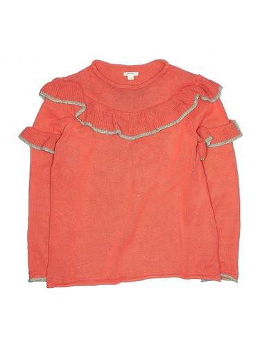 Crewcuts Girls Orange Pullover Sweater 16